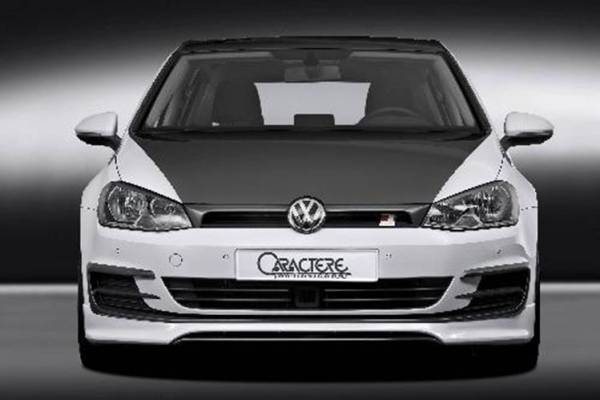 Caractere front lip spoiler incl. Air intakes fits for VW Golf 7